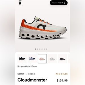 On Cloundmonster running shoes